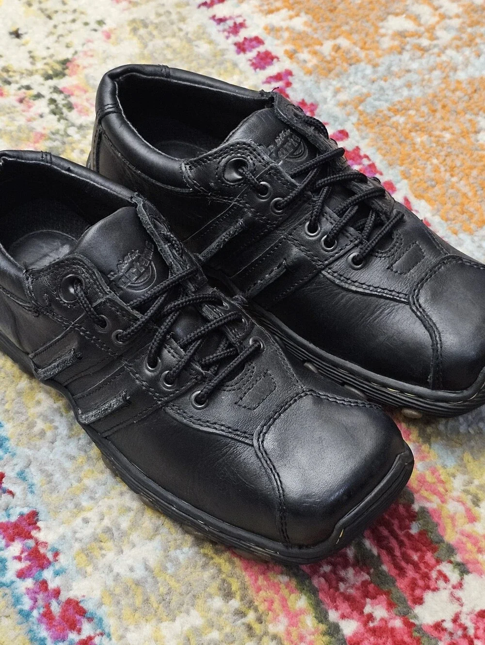 Dr. Doc Martens Mens Size 5 / Womens 6 / EU 37 Black Air Cushion Lace Up 8A99
